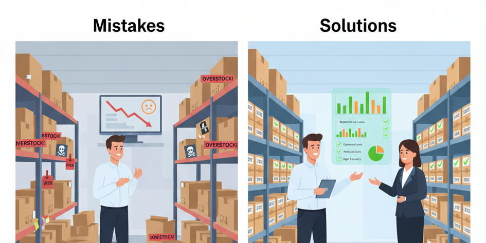 Inventory Management Mistakes That Cost Growing Companies Money — Top 7 & Fixes